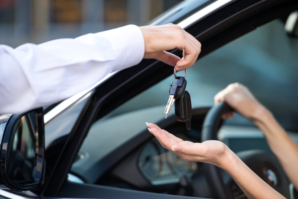 Rental Car Getting keys
