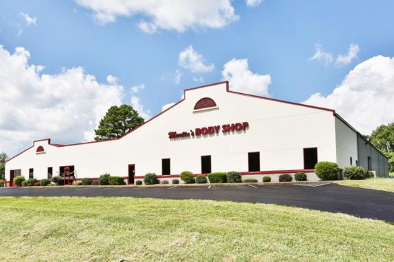 Exterior of Auto Shop